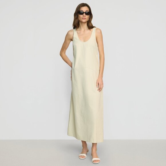 Modern Citizen Mavis U-Neck Tank Dress Size LCream / L - Picture 1 of 3